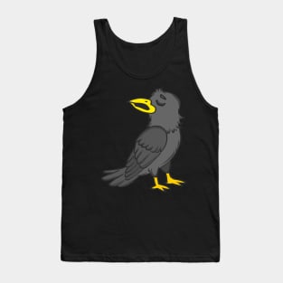 Raven bird crow jackdaw jay hooded crow cute Tank Top